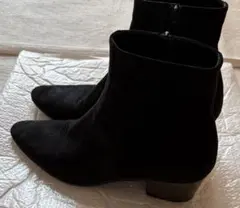Saint Laurent スエード サイドジップ ブーツ ブラック 44のサムネイル
