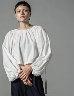 ihatov Cotton maxi sleeve blouseのサムネイル