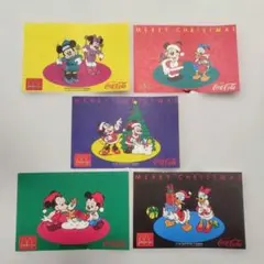 90年代ディズニー マクドナルド コカコーラ 非売品 ポストカード 　平成レトロのサムネイル