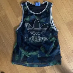 まるる様専用adidas タンクトップ ノースリーブ メッシュ ハワイアン