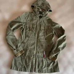 トミーガール　トミーヒィルフィガー　レディースミリタリージャケット　ジャンパーS