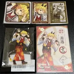 我妻善逸　午年　アクスタ　特典　ポスカ　コースター　カード　鬼滅の刃