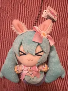 初音ミク うさ耳 マスコット ぬいぐるみのサムネイル