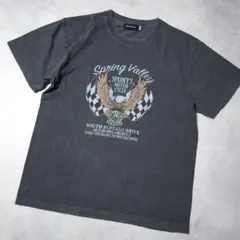 GOOD ROCK SPEED チェッカーフラッグ イーグルプリント Tシャツのサムネイル