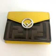 FENDI フェンディ エフ イズ ズッカ柄 財布 小物 ブラウン レディース