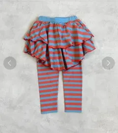 MARKEY'S　マーキーズ　ホーガンランチウエア　ボーダー　スカートレギンス