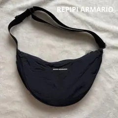 Repipi Armario レピピアルマリオ ハーフムーンショルダーバッグ黒