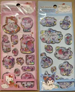 第二弾ウォーターシール　キャラクターシール　水貼りシール　2枚セット