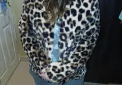 00s leopard fur jacket archive opium y2k