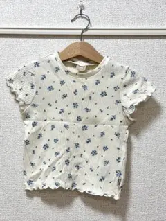 petit main 花柄　シャツ