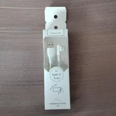 充電&データ転送に対応のタイプCケーブル　横持ちに最適　1m 新品未開封
