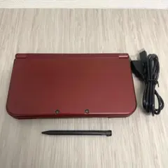 動作確認済⭐️ NEWニンテンドー3DSLL本体 下ips液晶メタリックレッド