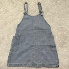 デニム ジャンバースカート 120cm