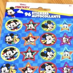 ミッキーマウス　たっぷり96枚　ご褒美ステッカー　アメリカ