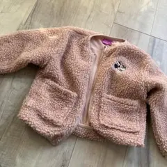 Disney ミニーマウス ボアジャケット 110