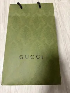 【GUCCI】 ショップ袋 ショッパー グリーン リボン付き