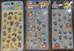 ぷくぷくシール⭐︎ディズニー　トイストーリー、モンスターズインク　3枚セット
