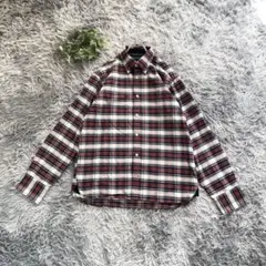 TOMMY HILFIGER【XL】赤白 紺 チェック シャツ 綿100% 人気