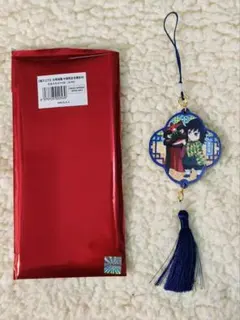 鬼滅の刃 中国限定 非遺　木製チャーム キーホルダー 冨岡義勇