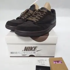 ナイキ　エアジョーダン1 LOW×トラヴィス　ベルベットブラウン25cm