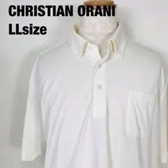 CHRISTIAN ORANI クリスチャンオラーニ ポロシャツ ホワイト l2