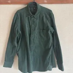 ユニクロ コーデュロイシャツ メンズLサイズ