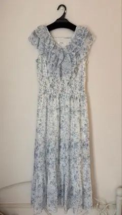 snidel sustainable プリーツフリルワンピース