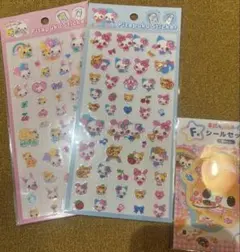 ピタプクステッカー まじかるみゆちゃん フワフワらびちゃん