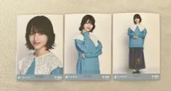 乃木坂46 生写真 林瑠奈 襟付きコーデ 3種 コンプ