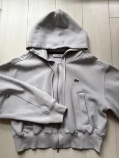 LACOSTE ジップアップパーカー グレーのサムネイル