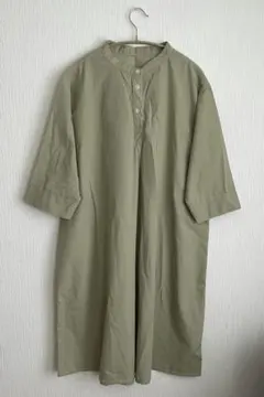 anywise シャツワンピース LLサイズ　五分袖　チュニック　XL