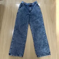 GU デニム ワイドパンツ TEEN Lサイズ