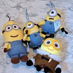 ミニオン、ぬいぐるみ、4体セット