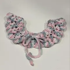 ハンドメイド　 つけ襟　ピンク 青　水色