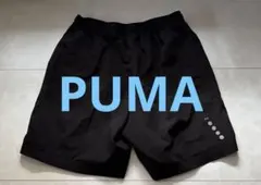 【美品】PUMA プーマ ランニング ショートパンツ メンズ M ブラック 黒