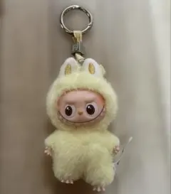 ラブブ　イニシャルF ぬいぐるみペンダント