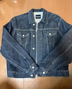 【L】90s 紺タグ OLD UNIQLO ユニクロ デニムジャケット 3rd