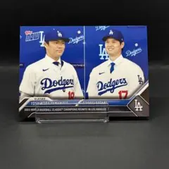 大谷翔平 山本由伸 topps now ドジャース 入団