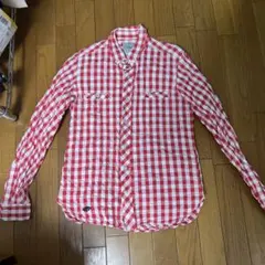 narifuri 赤白チェック Mサイズ 長袖シャツのサムネイル