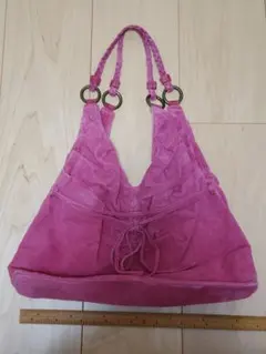 スエード　レザー　バッグ