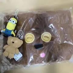 もこもこバッグ　ティム、ミニオンとティム3点セット