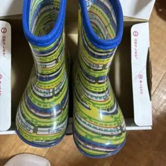 Kids Foret キッズフォーレ 電車柄 レインブーツ 16cmのサムネイル