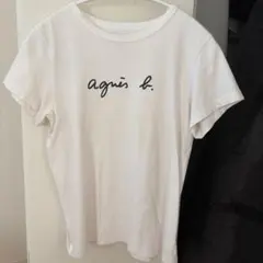 agnès b. ホワイト 半袖Tシャツ サイズ3