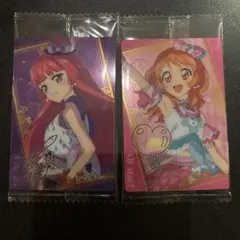 アイカツプリパラウエハースカード2枚セット