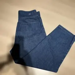 FARAH ダークブルーワイドレッグデニムパンツ　34のサムネイル
