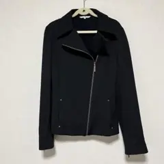 極美品　23区　ジップアップブルゾン　ジャケット　ライダース　ラペル　ブラックのサムネイル