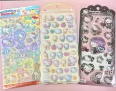 ハローキティ コットンパフィーシールセット