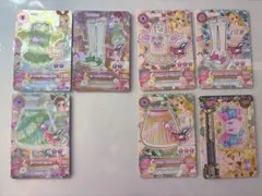 アイカツカードセット 7枚 エンジェリーベア リーフベアまとめ売り