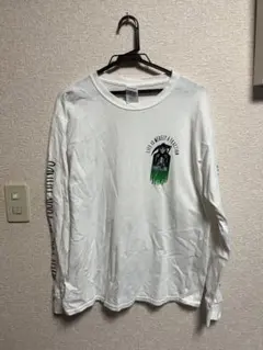 Crystal Lake ロングスリーブTシャツ ホワイト M CRYSTAL LAKE☆ロングスリーブTシャツ☆ロンT☆長袖☆クリスタルレイク