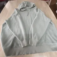 Puma フリースパーカー ミントグリーン